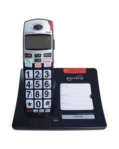 Big Button, Loud Volume 50+ dB,Talking CID Cordless Phone and Talking Keypad