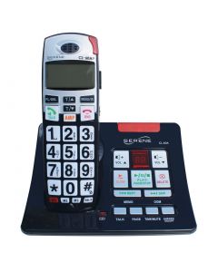Big-Button Loud 50+dB Talking CID Cordless Phone w/ Slow-Playback Answering Machine